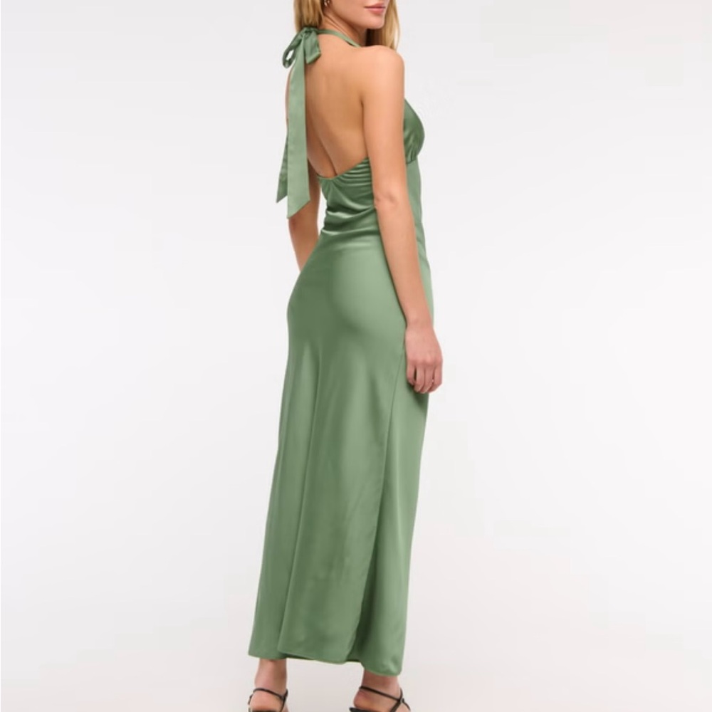 Abercrombie & Fitch Green Halter Maxi Dress - Picture 10 of 10
